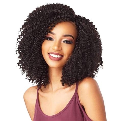 prelooped curly crochet hair|lulutress kinky crochet hair.